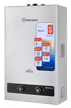 водонагреватель газовый проточный бытовой thermex b 20 d (basic)