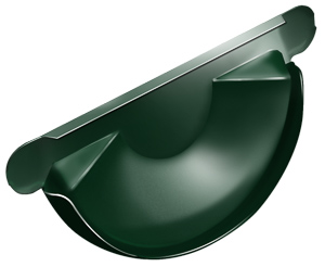 заглушка торцевая универсальная,125 мм,зеленый ral 6005 grand line