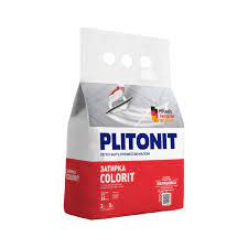затирка для всех видов плитки plitonit colorit (мокрый асфальт) - 2кг (1,5-6мм)