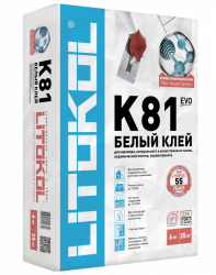 клеевая смесь litoflex k81 25кг белый 54/пал