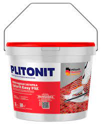 затирка эпоксидная plitonit colorit easyfill антрацит - 2кг для межплиточных швов и реактивный клей для плитки
