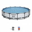 каркасный бассейн steel pro мах 427x84см, 10220л, фил.-насос 2006л/ч, уп.1