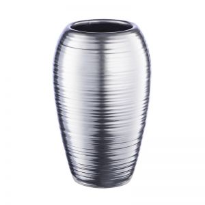 декоративная ваза модерн, д120 ш120 в200, металлический