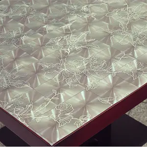 покрытие д/стола "table mat" лилии транспарент 80 см., td 207-001-k05