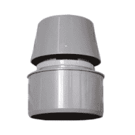 клапан вакуумный пластмассовый для канализационных труб 50 mm, aq (10)