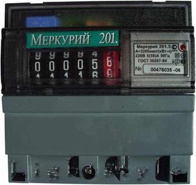 Установка и подключение электросчетчика Меркурий 201