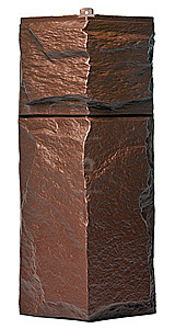 угол внешний гранит леон (коричневый 8016) 10/уп