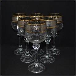 набор 6-ти бокалов для шампанского венуе 220 мл., богемия изящный 541ven/v2