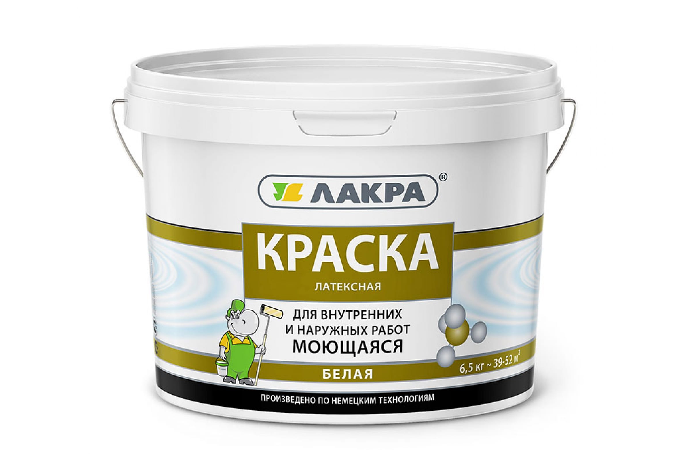 Краска латексная моющаяся Бел. мат. 6,5кг Л-С | купить в 