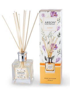 ароматизатор для дома areon sticks garden 150ml (saffron/шафран)
