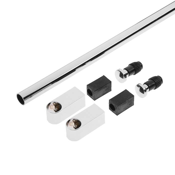 КОМПЛЕКТ РЕЙЛИНГА \"МОДЕРН\" 2 ДЕРЖ, 2 ЗАГЛ, ТРУБА 600ММ ХРОМ — купить в ...