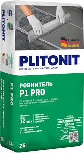 высокопрочная стяжка пола plitonit р1 pro 25 кг