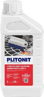 средство для удаления цементного налета plitonit - 1 л (рф)