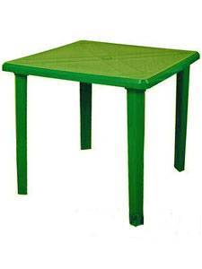 стол квадратный (800х800х710)мм (зеленый)