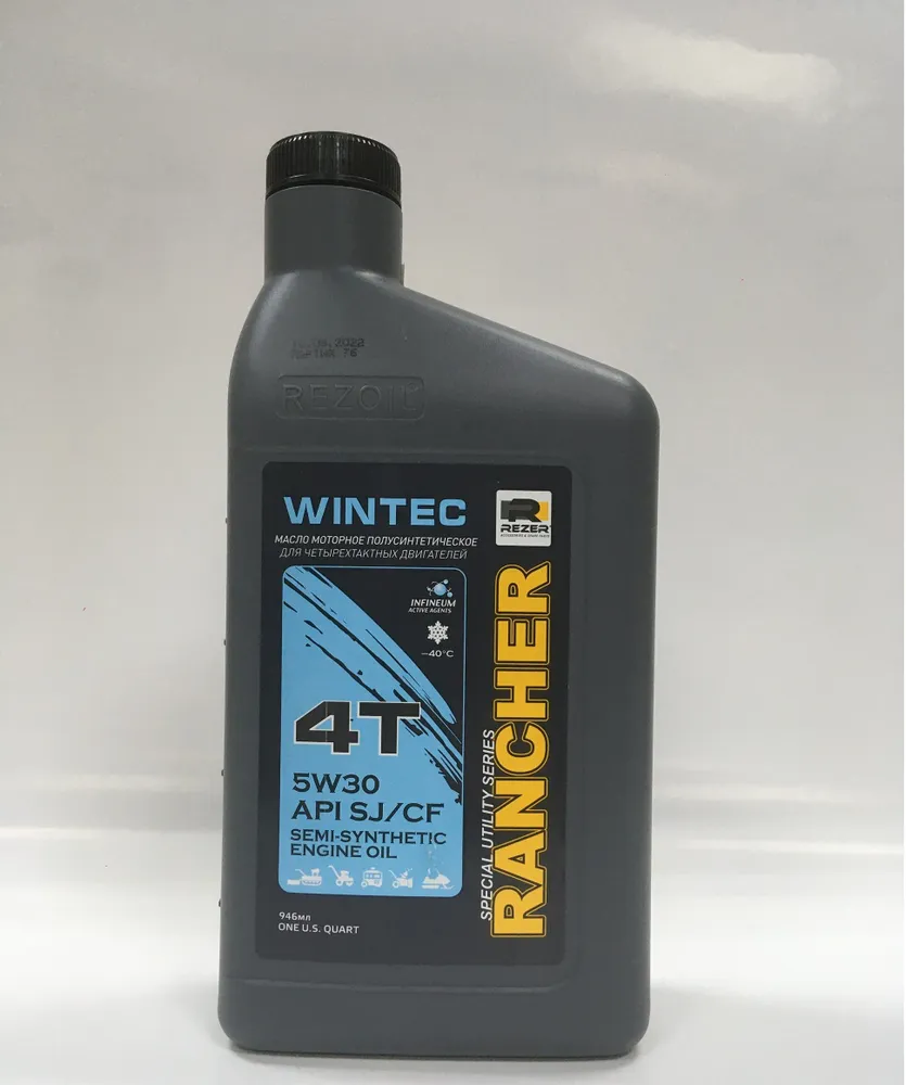 Масло Rancher WINTEC 4-т. п/синт. SAE5W30 API SJ/CF 0,946 л. (12шт/кор.)