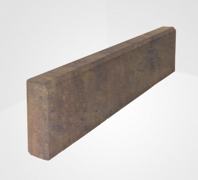 бордюр садовый бр 100.20.8 r 1000*200*80 цвет(color mix)бромо 36/40/1 палет"artstein"