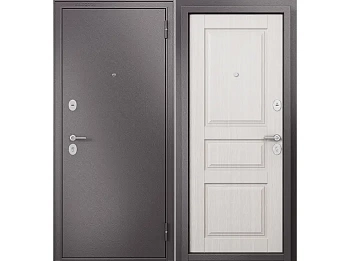 дверь мет. family eco mp 960х2050 правая шоколад букле/бьянко ларче