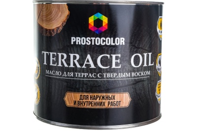 масло для террас prostocolor (платина) 2,2л