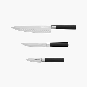 набор из 3 кухонных ножей, nadoba, серия keiko