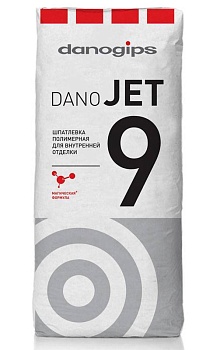 шпатлевка финишная полим. dano jet 9 (20кг)(48 меш)