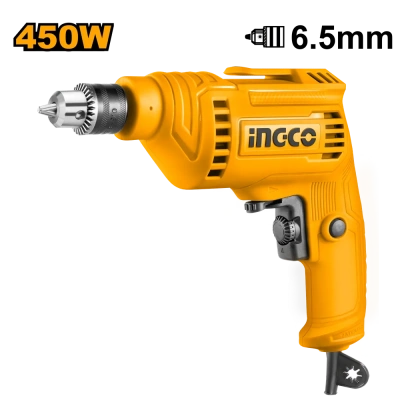дрель сетевая безударная ingco ed45658, 450вт