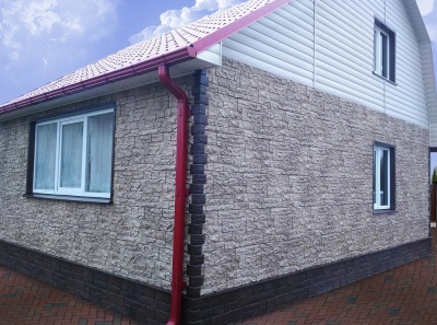 панель фасадная камень дикий песочный /fineber/ 1117х463мм/0,517м2 распродажа