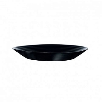 тарелка суповая 23,5 см harena black (24) (1 440) l7610
