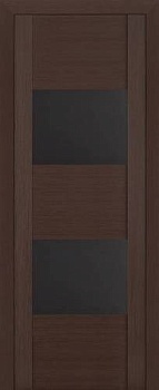 дверное полотно "квадро" до2-80 венге черное стекло эко шпон ( овал ) хит уценка