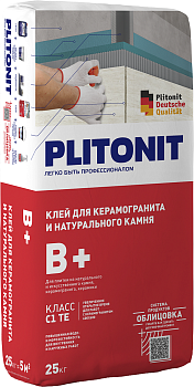 клей для плитки plitonit в+ 25кг