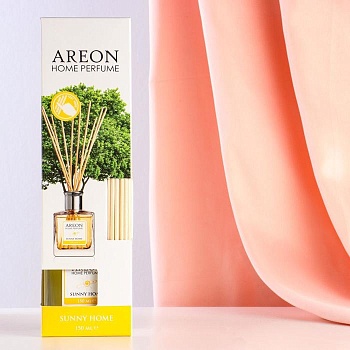 ароматизатор для дома areon sticks 150ml (sunny home/солнечный дом)