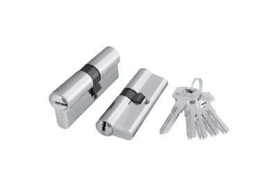 цилиндровый механизм 200 za 80 mm (35+10+35) cp хром 5 кл.