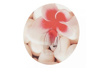 крючок на силиконе цветок розовый kleber home