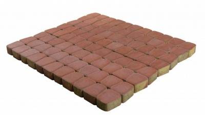тротуарная плитка классико круговая винный,высота 60 мм (на поддоне 11,4 м2)