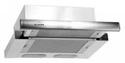 вытяжка кухонная elikor интегра 60п-400-в2л черный/черн.