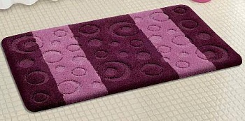 комплект ковриков confetti multicolor из 2-шт 50х80 см (фиолетовый)