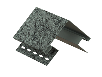 планка "наружный угол" пвх камень изумрудный ю-пласт 3,05 м. 5шт/уп
