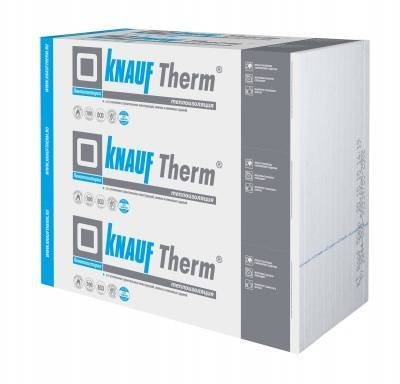 утеплитель пенопласт knauf therm wall light 1000*2000*50 пл10кг/м3 (24шт,48м2,2,4м3)(therm дача)