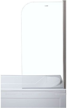 шторка для ванны 150*75, стекло 6 мм, прозр sg-750
