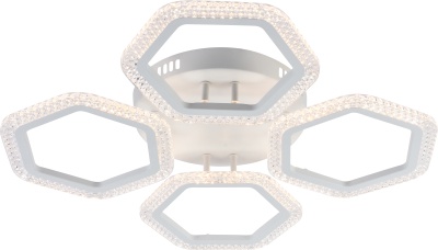светильник потолочный rivoli nancy 6111-104 80 вт led 2800к - 6200к модерн с пультом распродажа