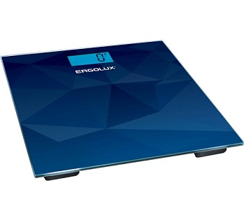 ergolux elx-sb03-c45 абстракция синяя ( весы напольные до 180 кг, led подсветка)