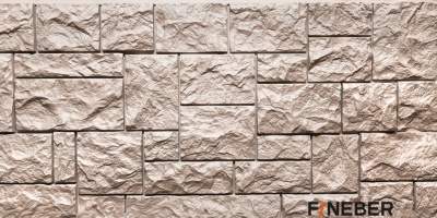 панель фасадная камень дикий песочный /fineber/ 1117х463мм/0,517м2 распродажа