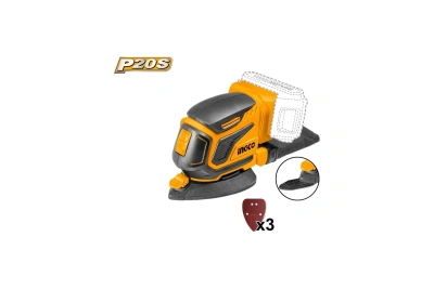 дельташлифовальная машина аккумуляторная ingco cdsli2051, 20в, без акб