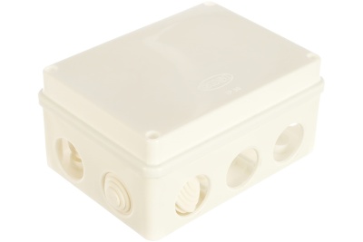 коробка распред. 150х110х70 (10 муфт д32), крышка на винтах, ip55, оп, белый