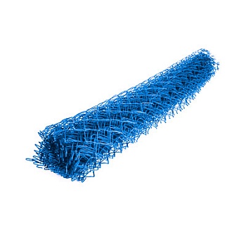 сетка плетеная с покрытием пвх (синяя) 55*55*2,5мм (1,5*10м)