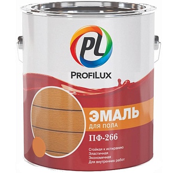 эмаль "profilux" пф-266 золотисто-коричневая 1,9кг