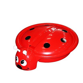 песочница/бассейн ladybird с крышкой 117*102*27,
