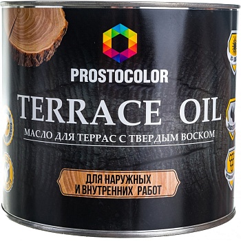 масло для террас prostocolor (бесцветный) 2,2л