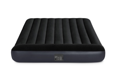 надувной матрас pillow rest classic fiber-tech, 152 х 203 х 25 см, c встроенным насосом
