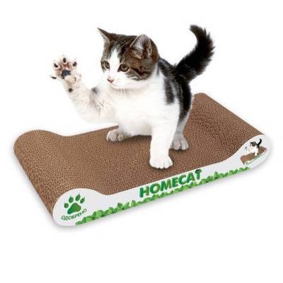homecat когтеточка мятная волна (45 х 25 х 10 см) (гофрокартон)