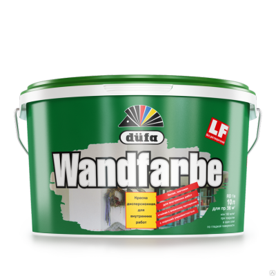 краска в/д dufa wandfarbe rd-1a 2,5 л